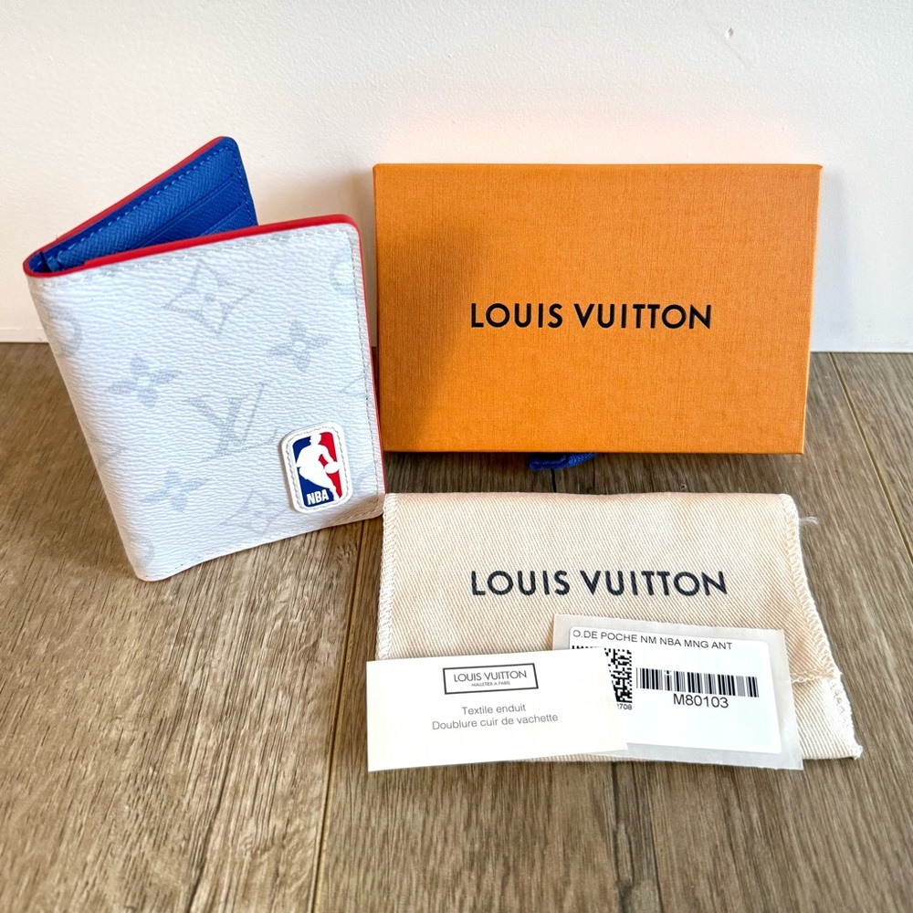RARE COLLECTORS ITEM - Louis Vuitton x NBA Pocket Organizer Antarctica